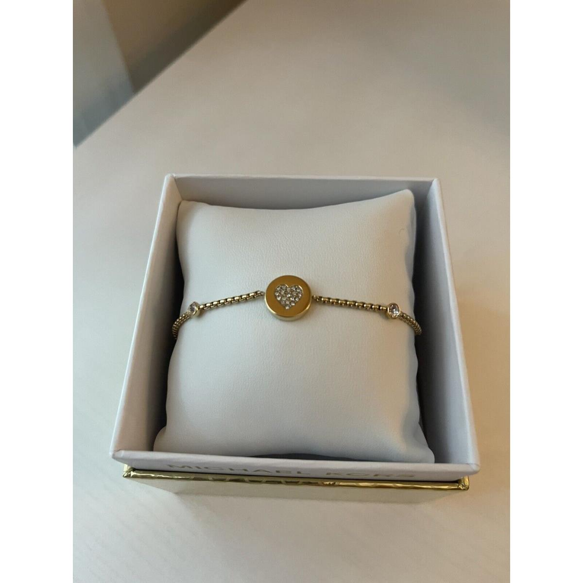 Michael Kors MKJX5043710 Wrist Band Bracelet IP Gold