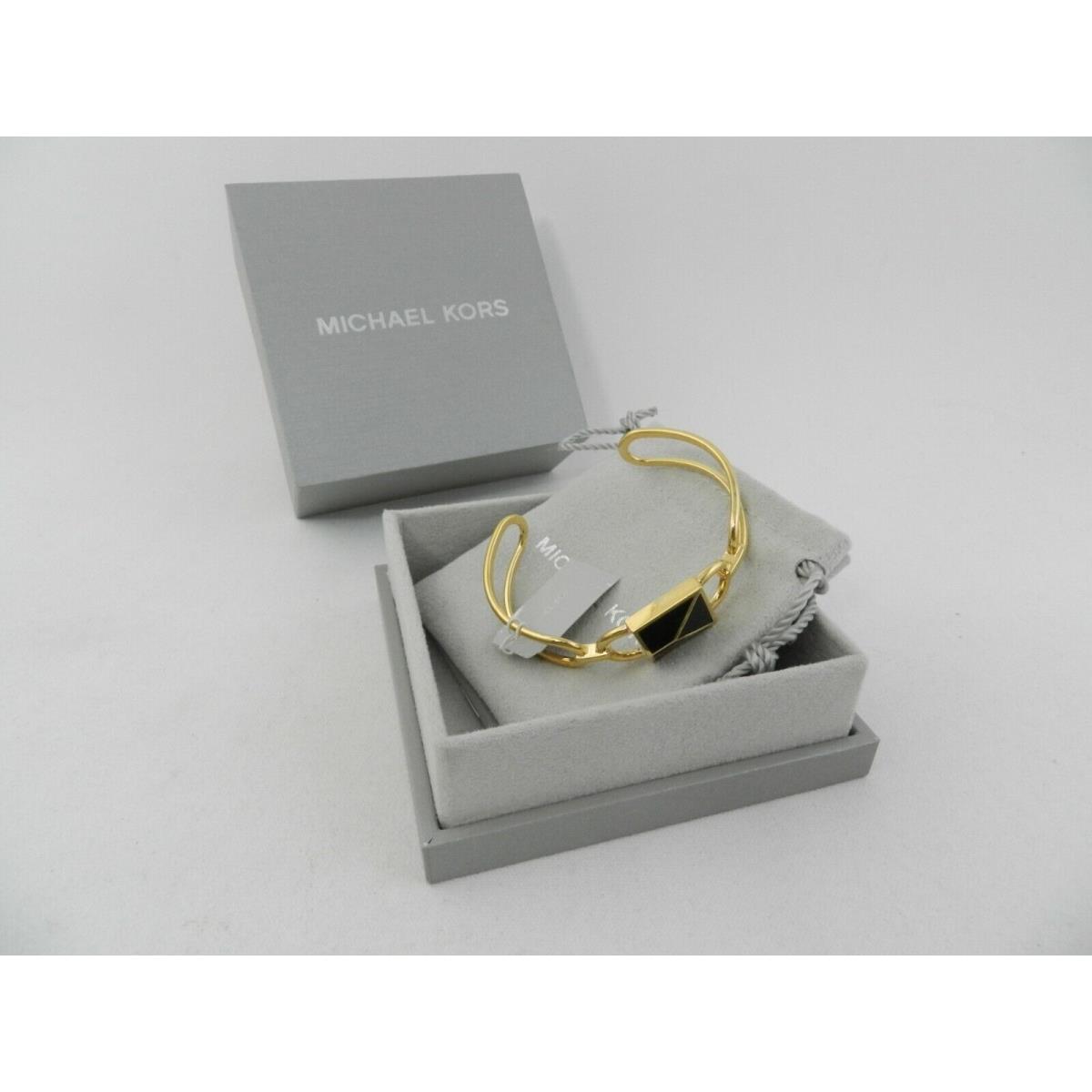 Michael Kors Women`s Metallic 14k Gold-plated Sterling Silver Mercer Lock Cuff