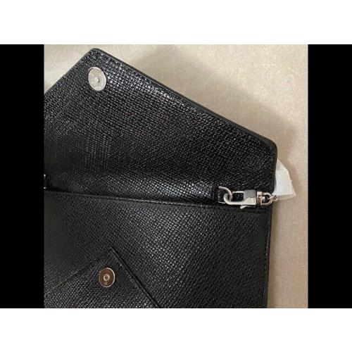 Kors Barbara Small Soft Envelope Clutch Black