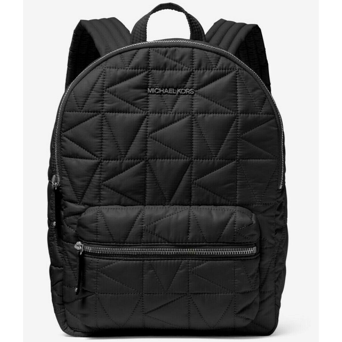 Michael Kors Winnie Medium Backpack Quilted Nylon Black