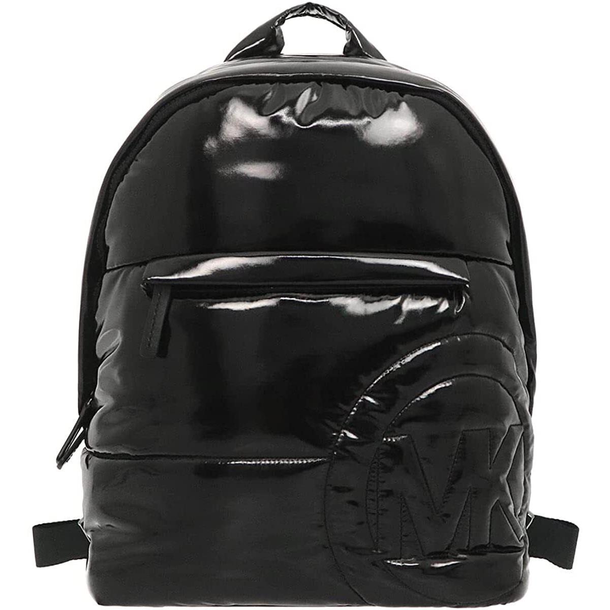 Michael Kors Rae Medium Quilted Nylon Black Backpack 35F1U5RB6C Retail