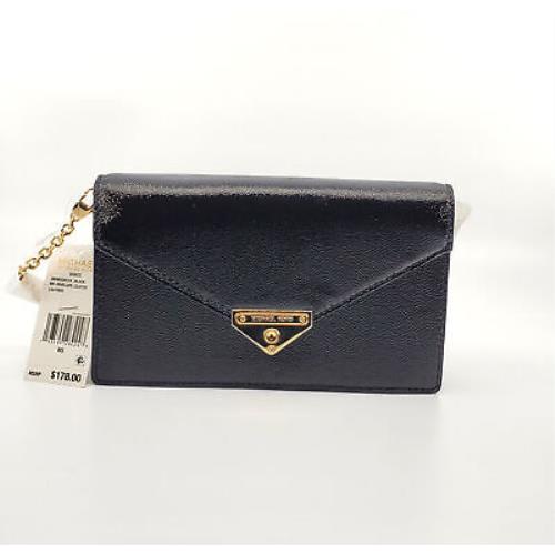 Michael Kors Grace Small Patent Leather Envelope Clutch