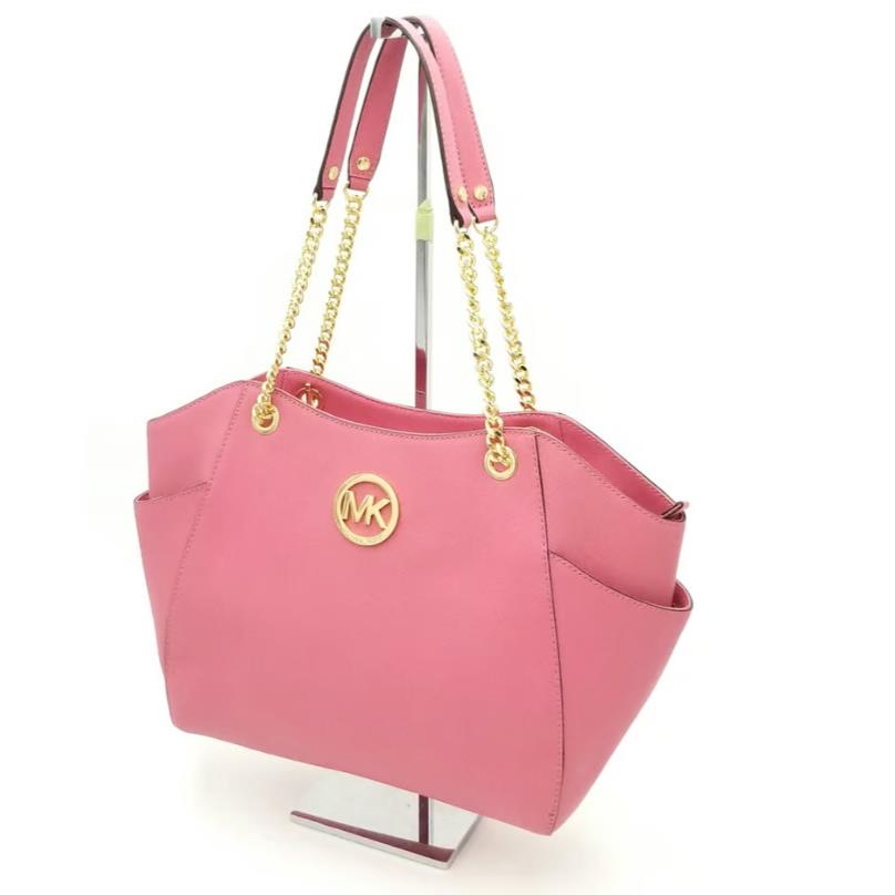 Michael Kors Jet Set Travel Rose Pink Zip Top Tote