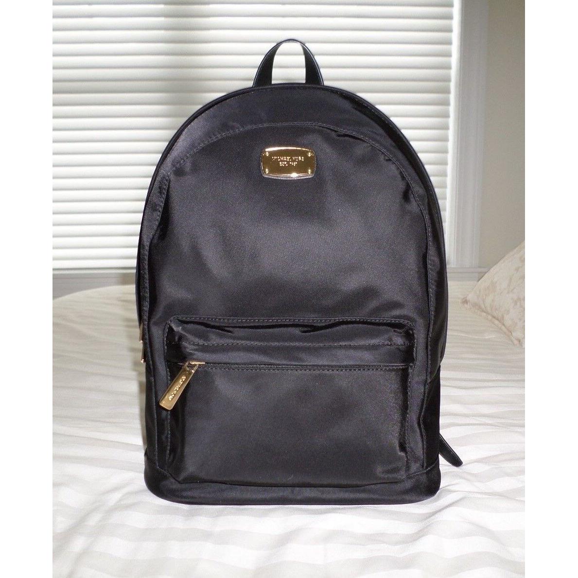 Michael Kors Jet Set Item Large Nylon Backpack Black 38T6XTTB3C