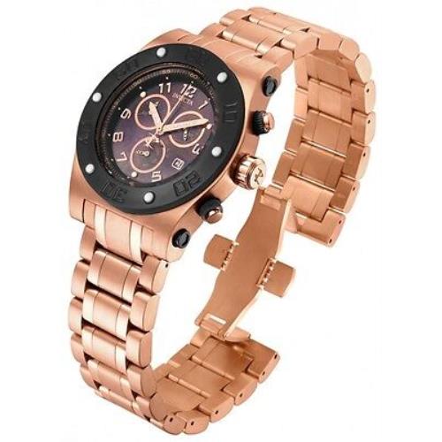 Swiss Made Invicta 15768 Reserve Speedway Chronograph Rose-gold SS Men`s Watch