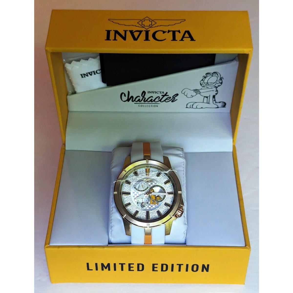 Invicta Character Collection Garfield Men Model 25136 - White Silicone  Strap Limited | Fash Brands