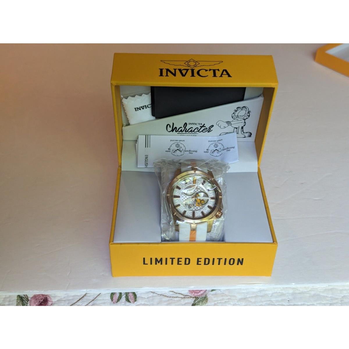 Invicta Character Collection Garfield Men Model 25136 - White Silicone  Strap Limited | Fash Brands