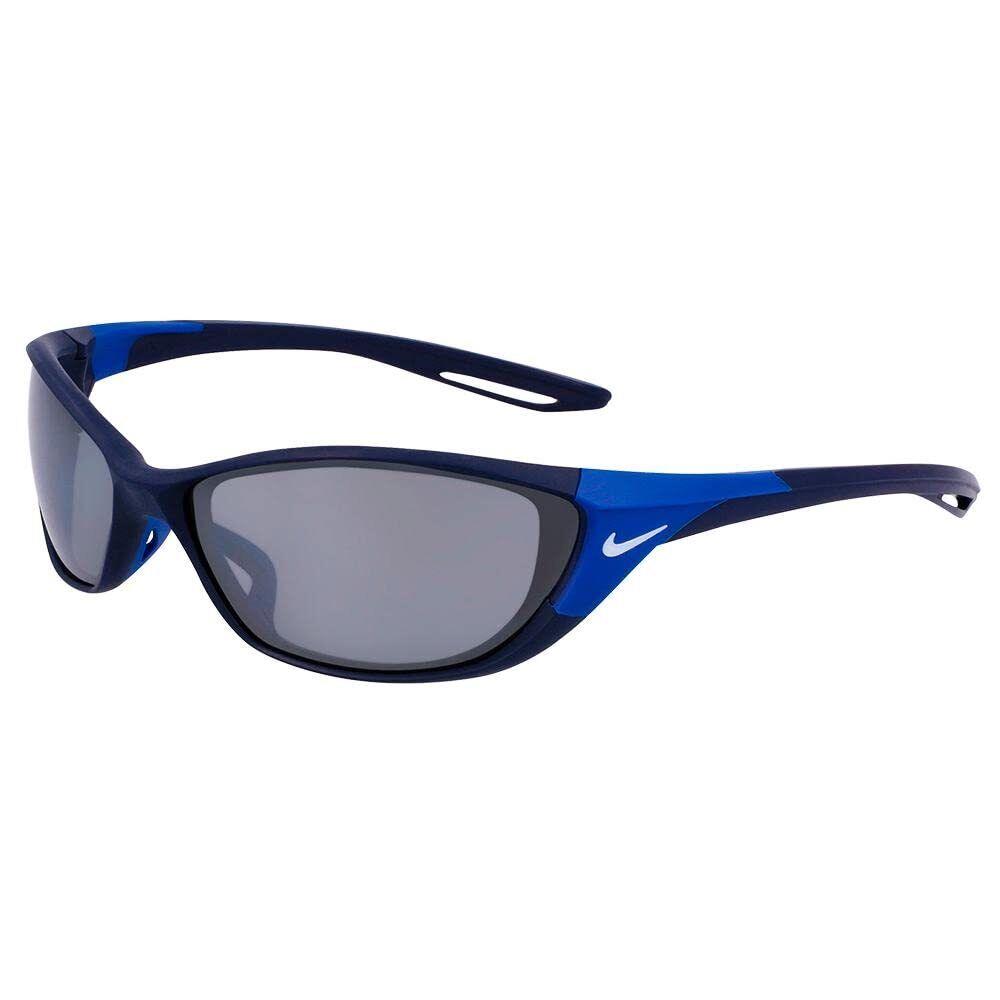 Nike Men`s Zone Rectangular Wrap Sport Sunglasses Matte Midnight Navy