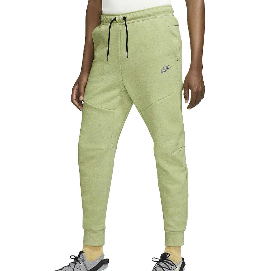Nike Sportswear Tech Fleece Jogger Pants DD4706-303 Lime Green Men`s Small S