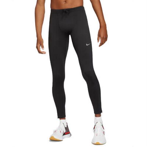 Nike Men`s Dri-fit Challenger Running Tights Black S