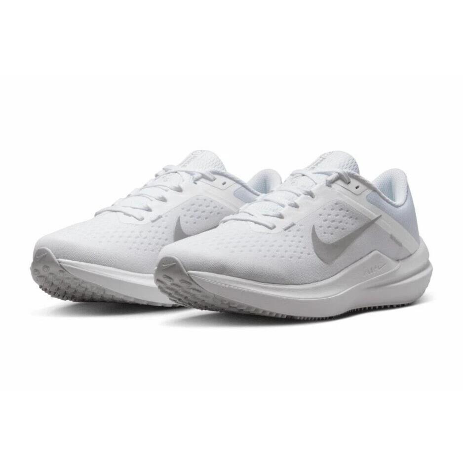 Nike Air Winflo 10 Mens Size 10.5 Shoes DV4023 102 White Metallic