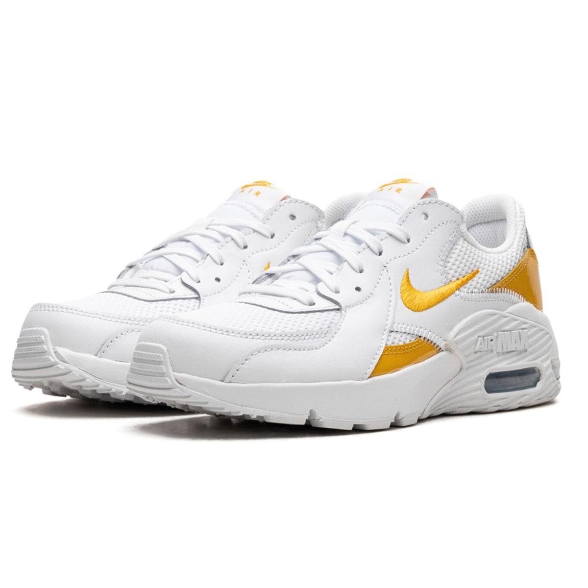 Nike Air Max Excee Women`s White University Gold Sneakers 11 M - White