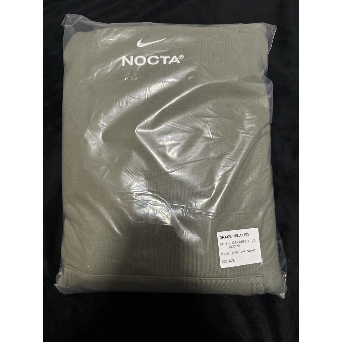 Nike x Nocta x Defective Garments Hoodie Olive Size Xxl