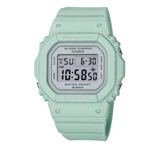 Casio BGD565SC-3 Baby-g Digital Pastel Green Resin Watch