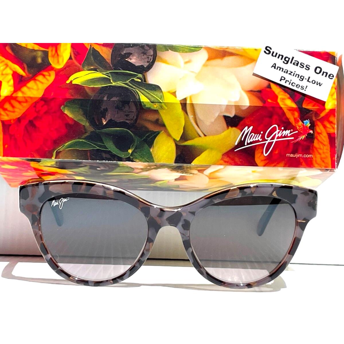 Maui Jim Kuuipo Dove Tortoise Polarized Grey Glass Lens Sunglass GS799-27A