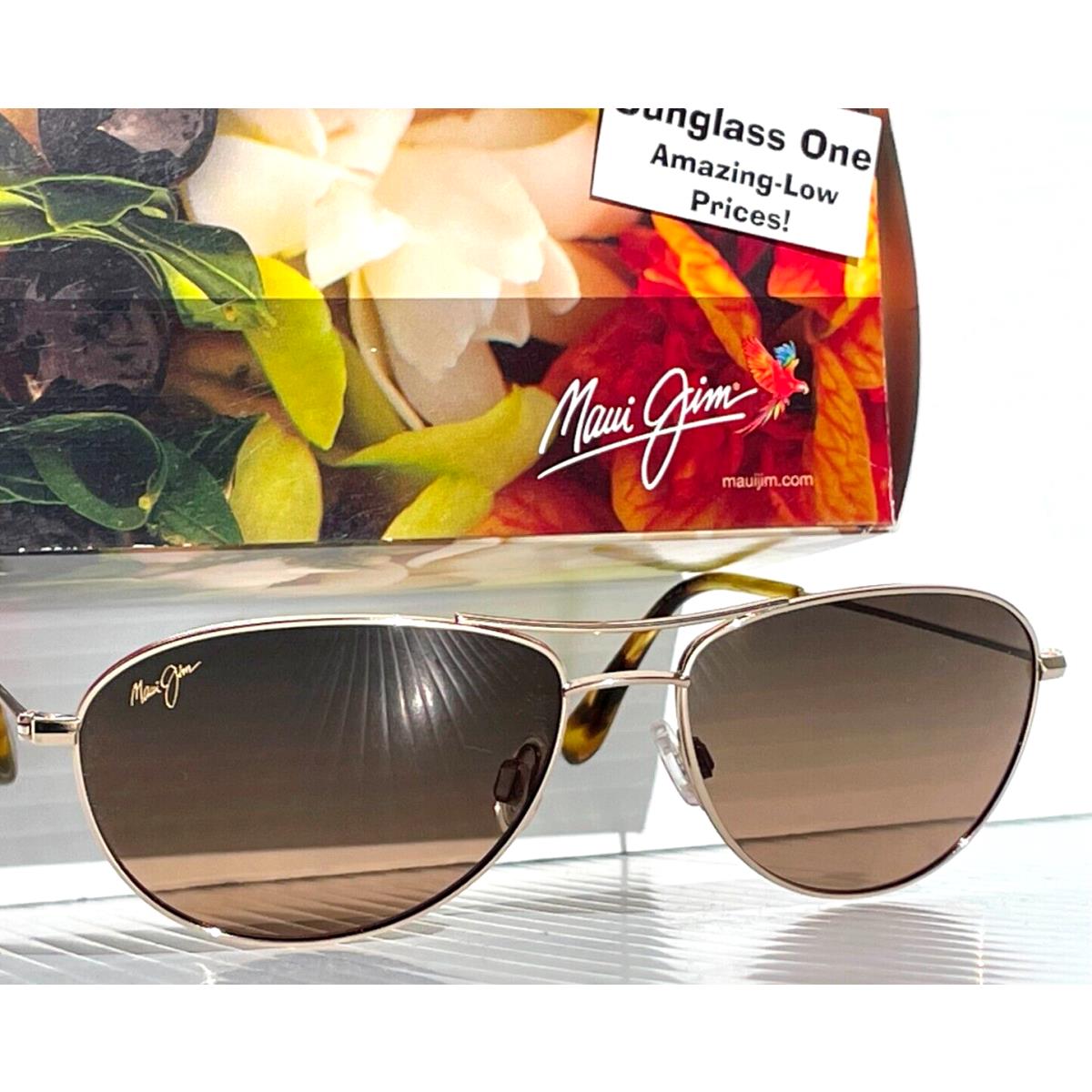 Maui Jim Baby Beach Gold Polarized Bronze Lens Sunglass HS245-16