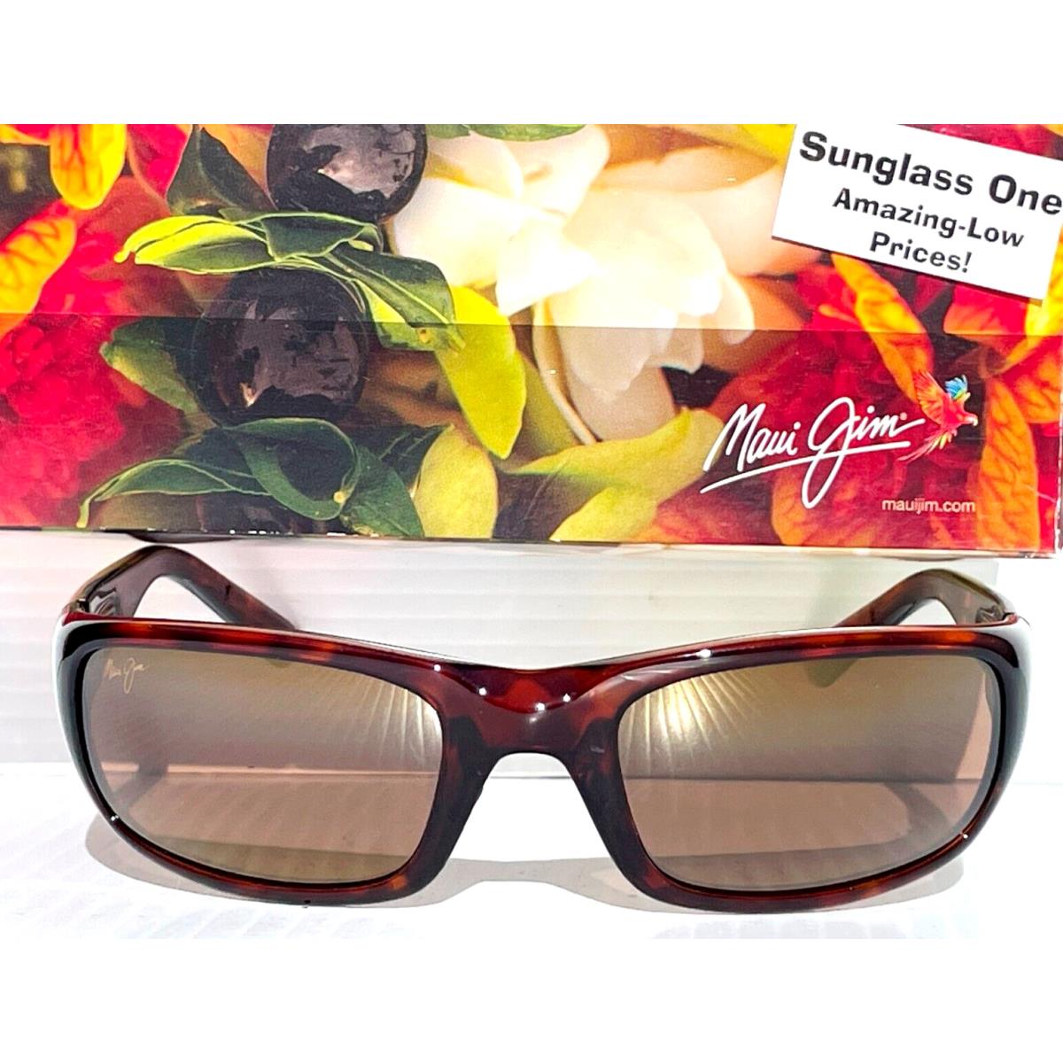 Maui Jim Stingray Tortoise Polarized Hcl Bronze Glass Lens Sunglass H103-10