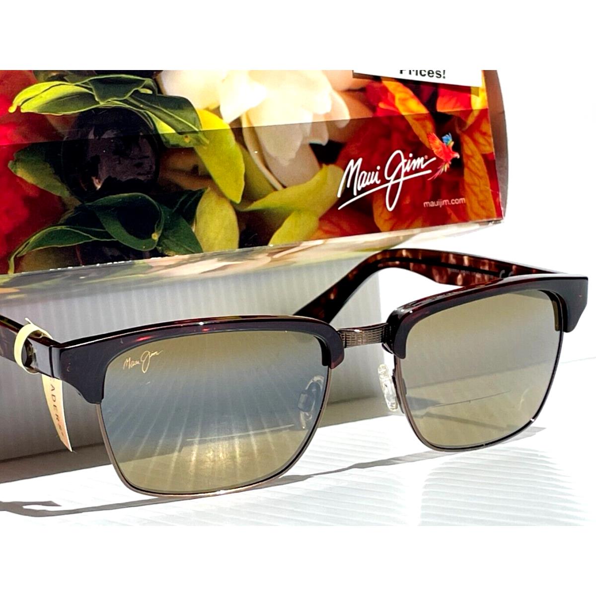 Maui Jim Kawika Tortoise Polarized Bronze Lens Readers +1.5 Sunglass H257-16C15