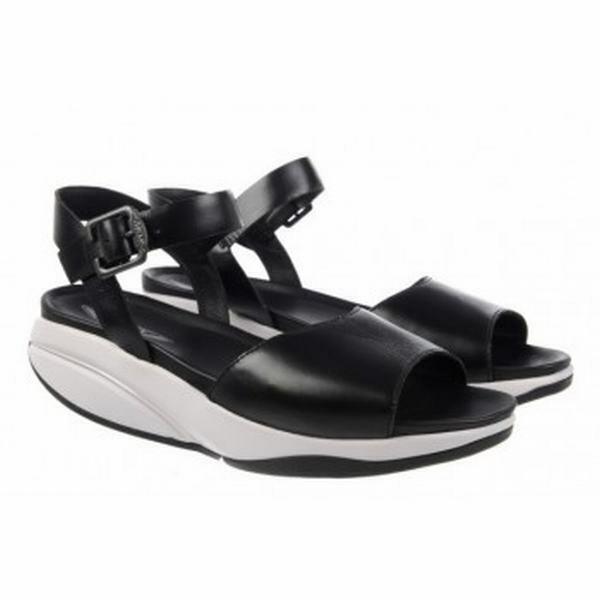 Mbt Kizzy Women s Dress Sandal Adjustable Buckle Strap Nappa Lthr 2 Colors Black