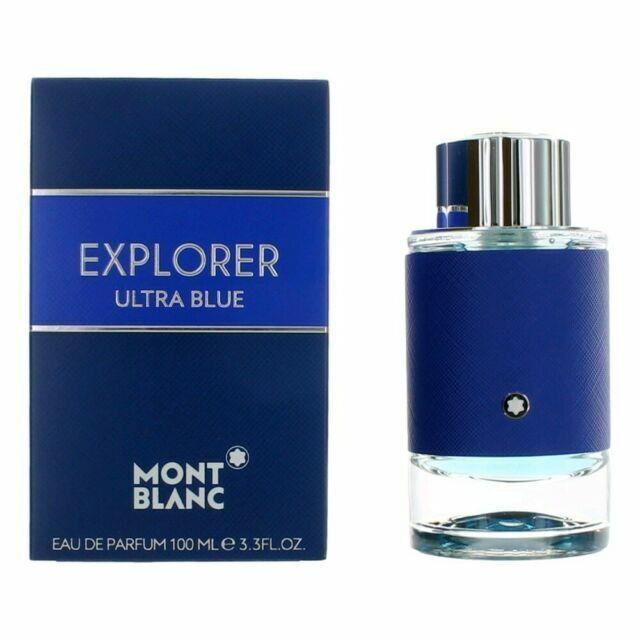 Montblanc Explorer Ultra Blue by Mont Blanc 3.4 oz Edp Spray For Men Eau De Parfum