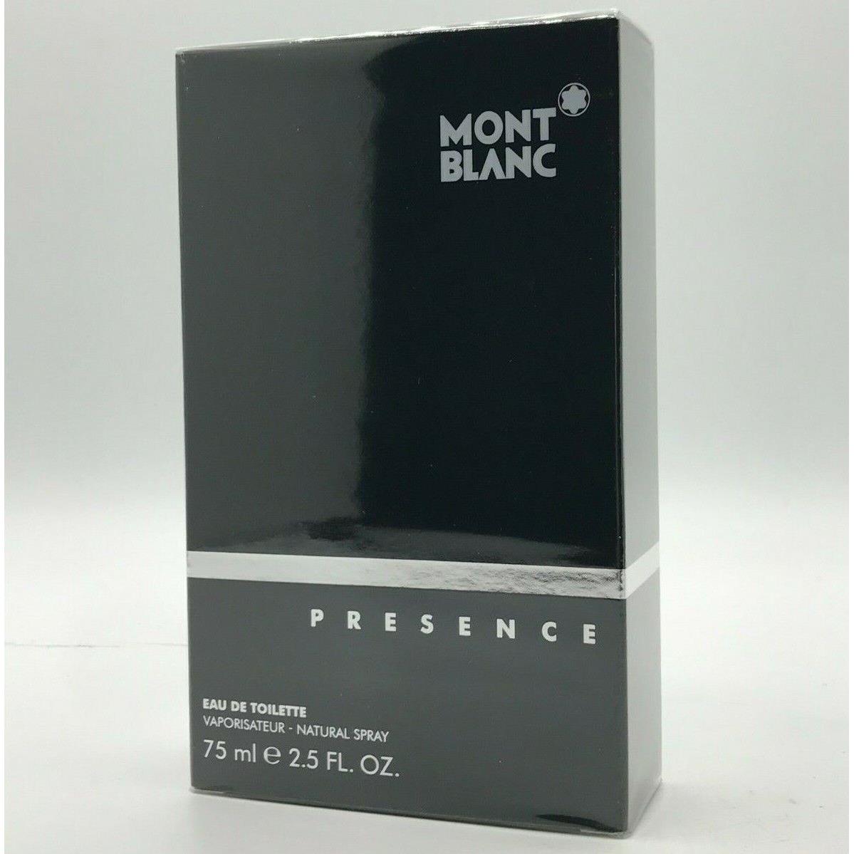 Montblanc Mont Blanc Presence Men Cologne Spray 2.5 oz 75 ml