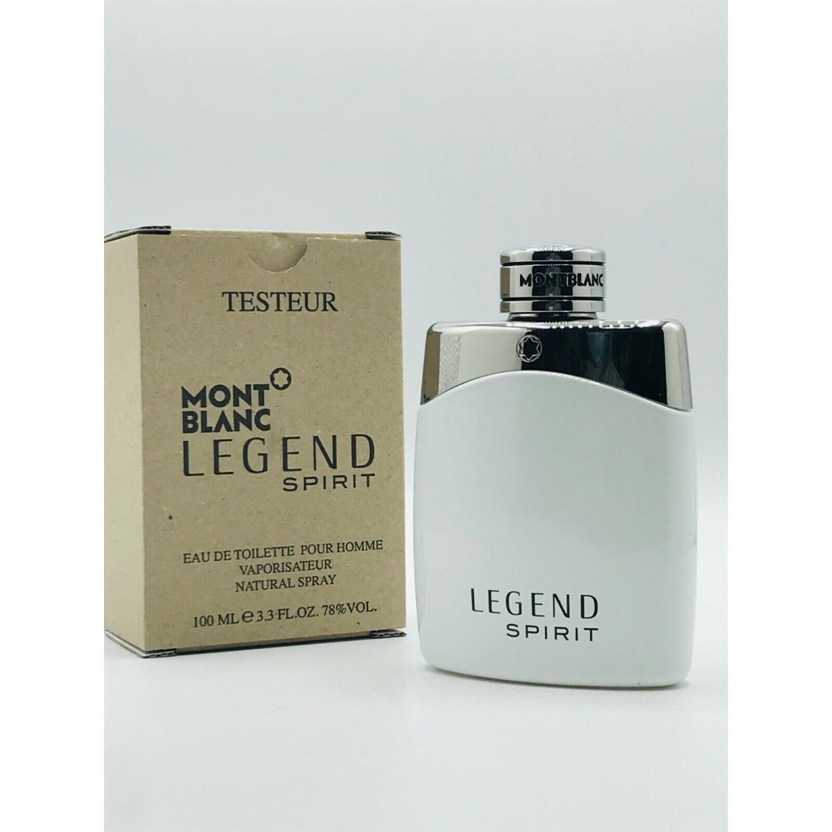 Montblanc Mont Blanc Legend Spirit Men Cologne Spray 3.3 oz 100 ml Box As Shown