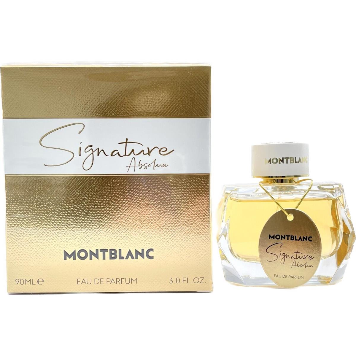 Montblanc Signature Absolue For Women 3.0 oz Eau de Parfum Spray