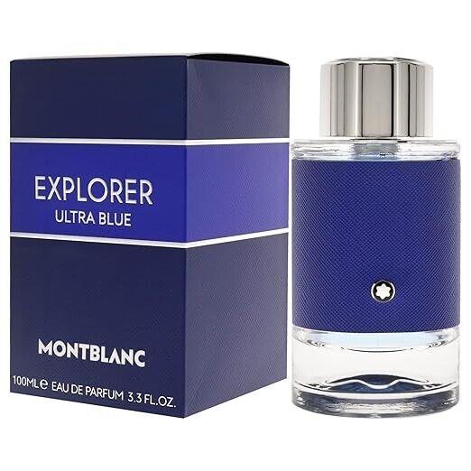 Montblanc Explorer Ultra Blue by Mont Blanc Eau De Parfum Spray 3.3 oz Men