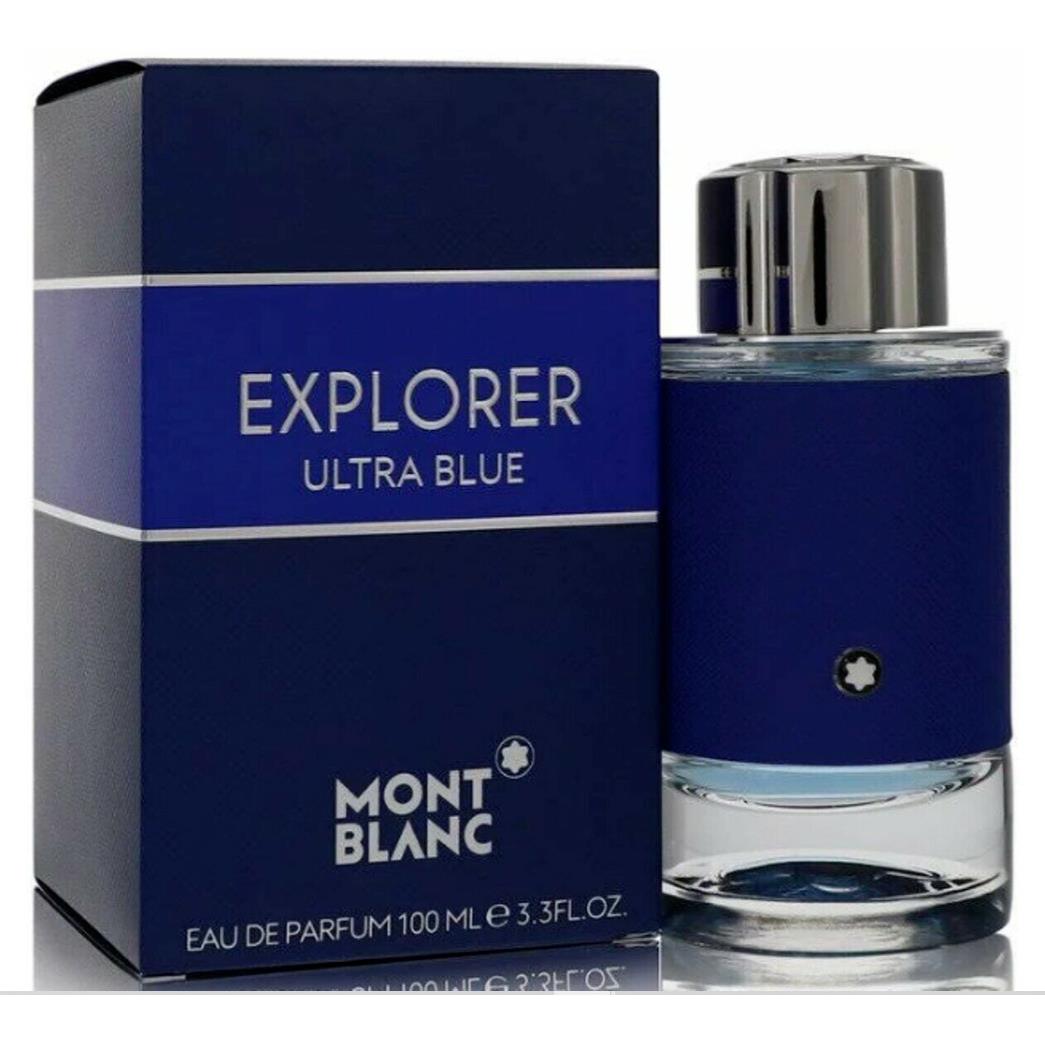 Montblanc Explorer Ultra Blue Mont Blanc Men Cologne For Him Edp 3.3 oz