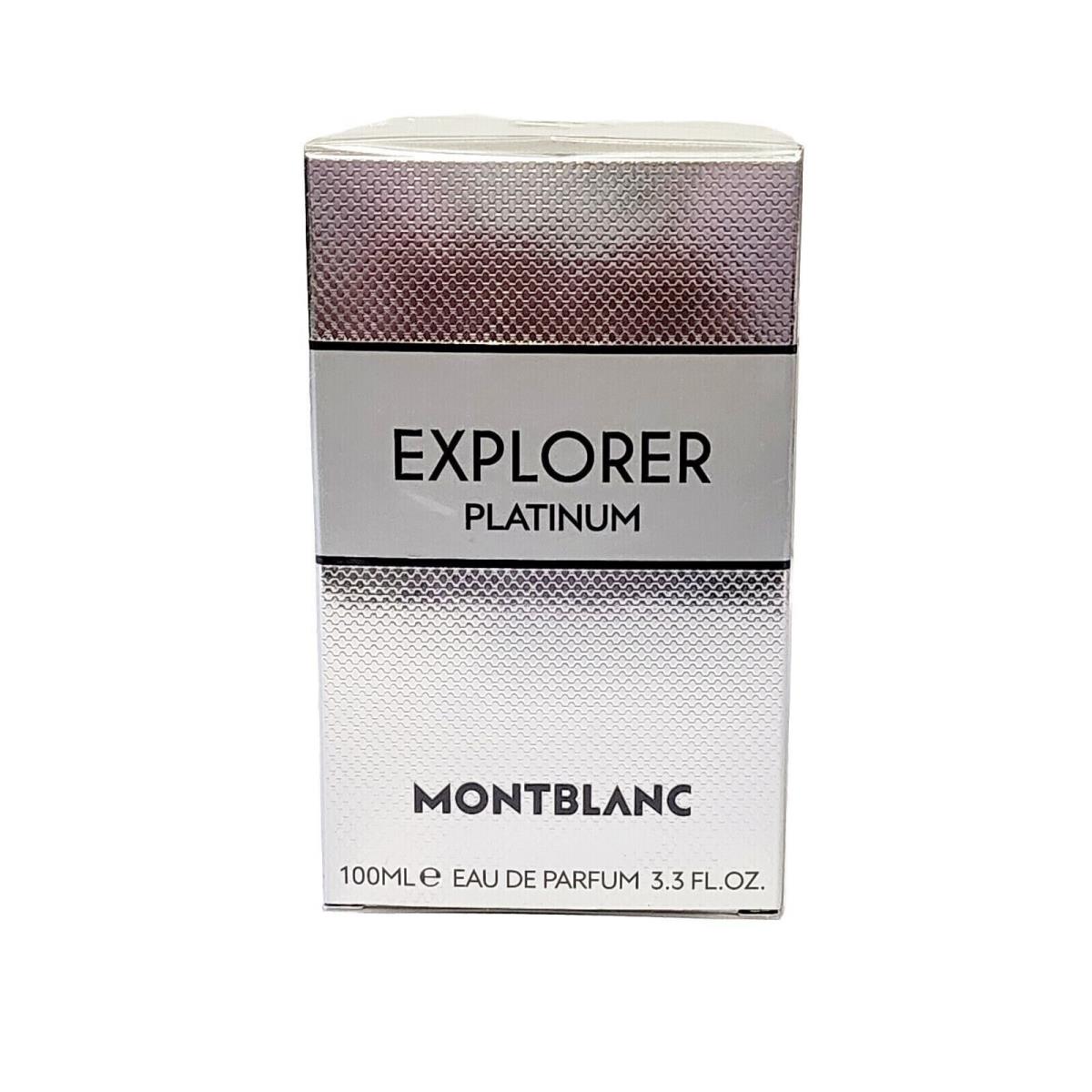Montblanc Explorer Platinum Edp 3.3 oz Spray For Men