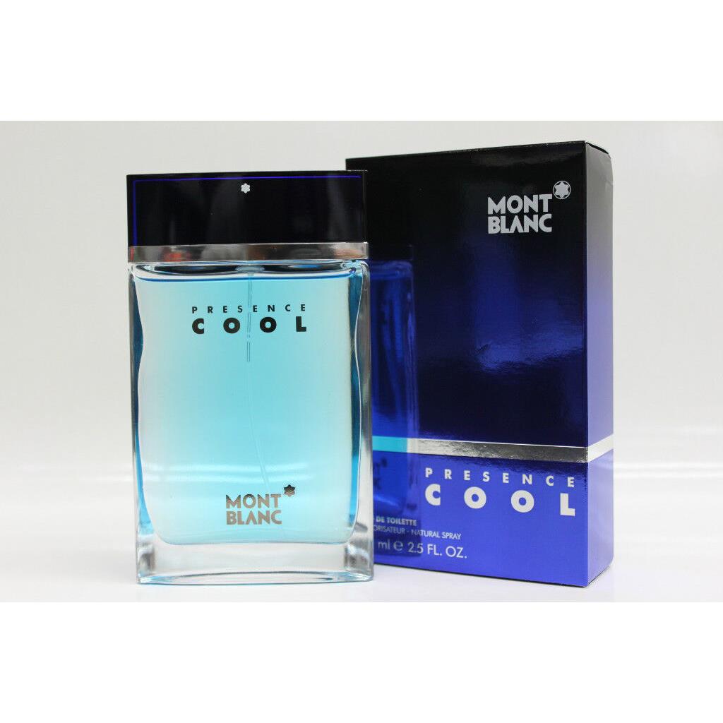 Montblanc Mont Blanc Presence Cool 2.5 oz 75ml Men`s Eau de Toilette