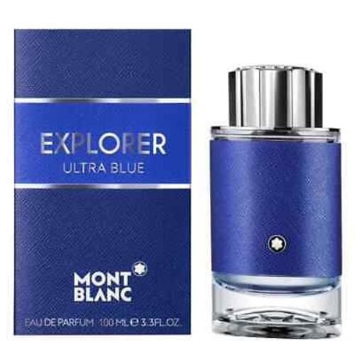 Montblanc Mont Blanc Explorer Ultra Blue Men 3.3 3.4 oz 100 ml Eau De Parfum