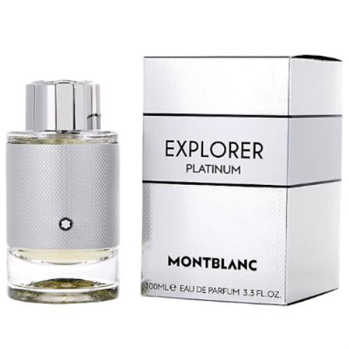 Montblanc Explorer Platinum by Mont Blanc 3.3 oz Edp Cologne For Men