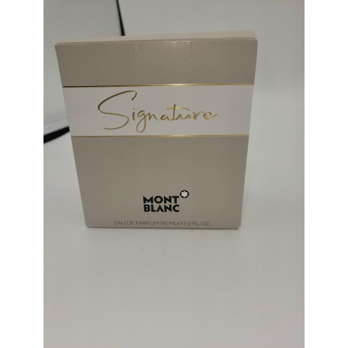 Montblanc Signature By Mont Blanc Eau De Parfum For Women 90 ml/3.0 oz Unsealed