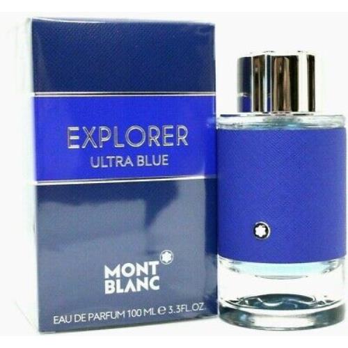 Montblanc Mont Blanc Explorer Ultra Blue Eau De Parfum Spray For Men 3.3 Oz / 100 ml