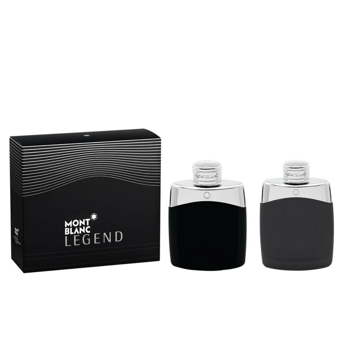 Montblanc Mont Blanc Legend Cologne 2 PC Gift Set Men-3.3 oz Edt Spray+3.3 oz A/s/lotion