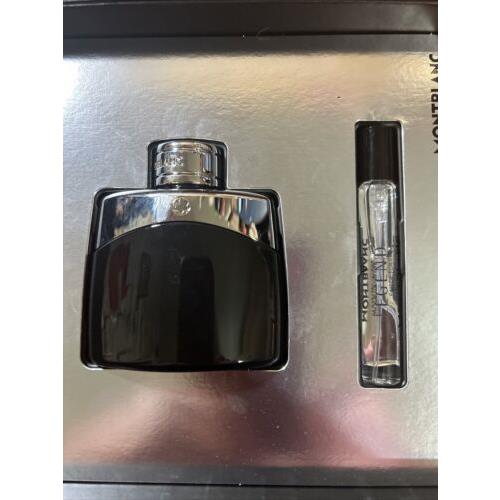 Montblanc Mont Blanc Legend Men`s 2pc Gift Set 1.7oz Edt Spray +0.25 FL OZ Spray