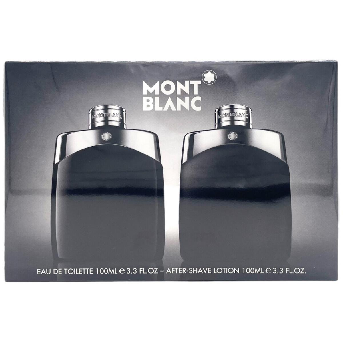 Montblanc Mont Blanc Legend Men 2pc Travel Set 3.3 oz Edt Spray + A/s Lotion