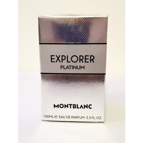 Montblanc Mont Blanc Explorer Platinum 3.3OZ Eau DE Parfum Spray For Men