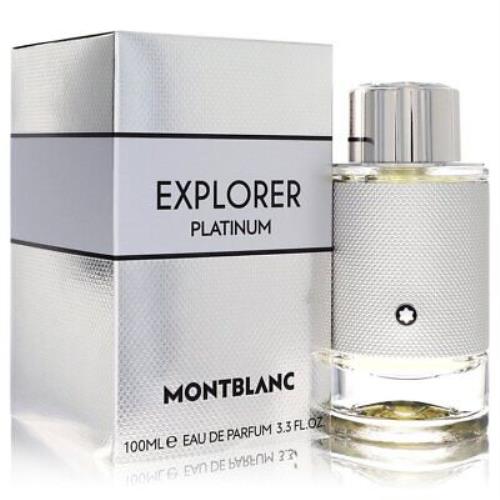Montblanc Explorer Platinum by Mont Blanc Eau De Parfum Spray 3.4 oz For Men