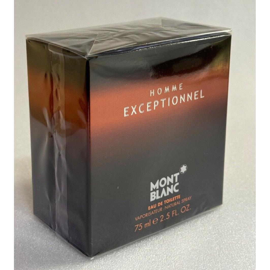 Montblanc Homme Exceptionnel Mont Blanc For Men 2.5 OZ Edt Spray Nib`