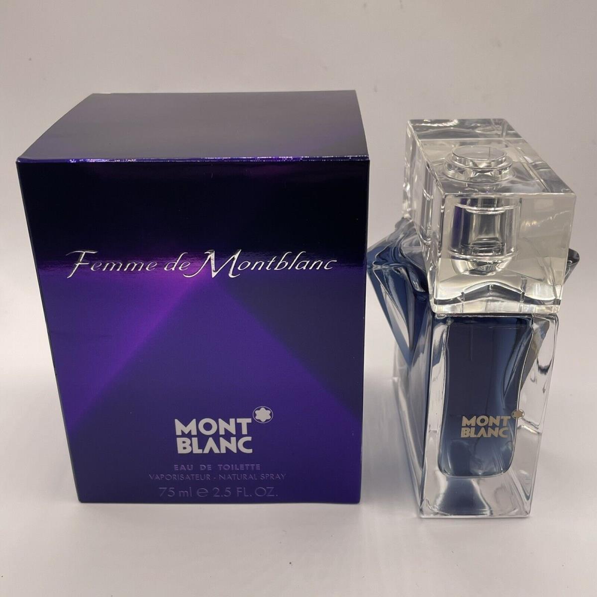 Femme De Montblanc Eau De Toilette Spray 2.5oz/75mL For Women -rare