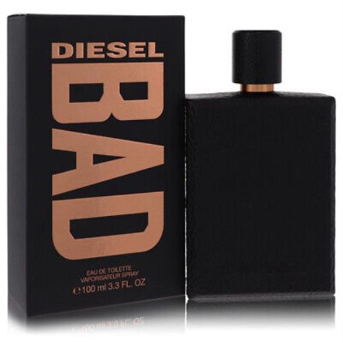 Diesel Bad Cologne 3.3 oz Edt Spray For Men by Diesel