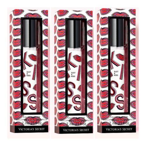 Victoria s Secret Just A Kiss Eau de Parfum Rollerball .23 Fl.oz. Lot of 3