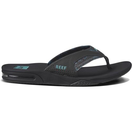 Man Reef Fanning Flip Flop Sandal CJ4075 with Arch Support Aquifer Palm