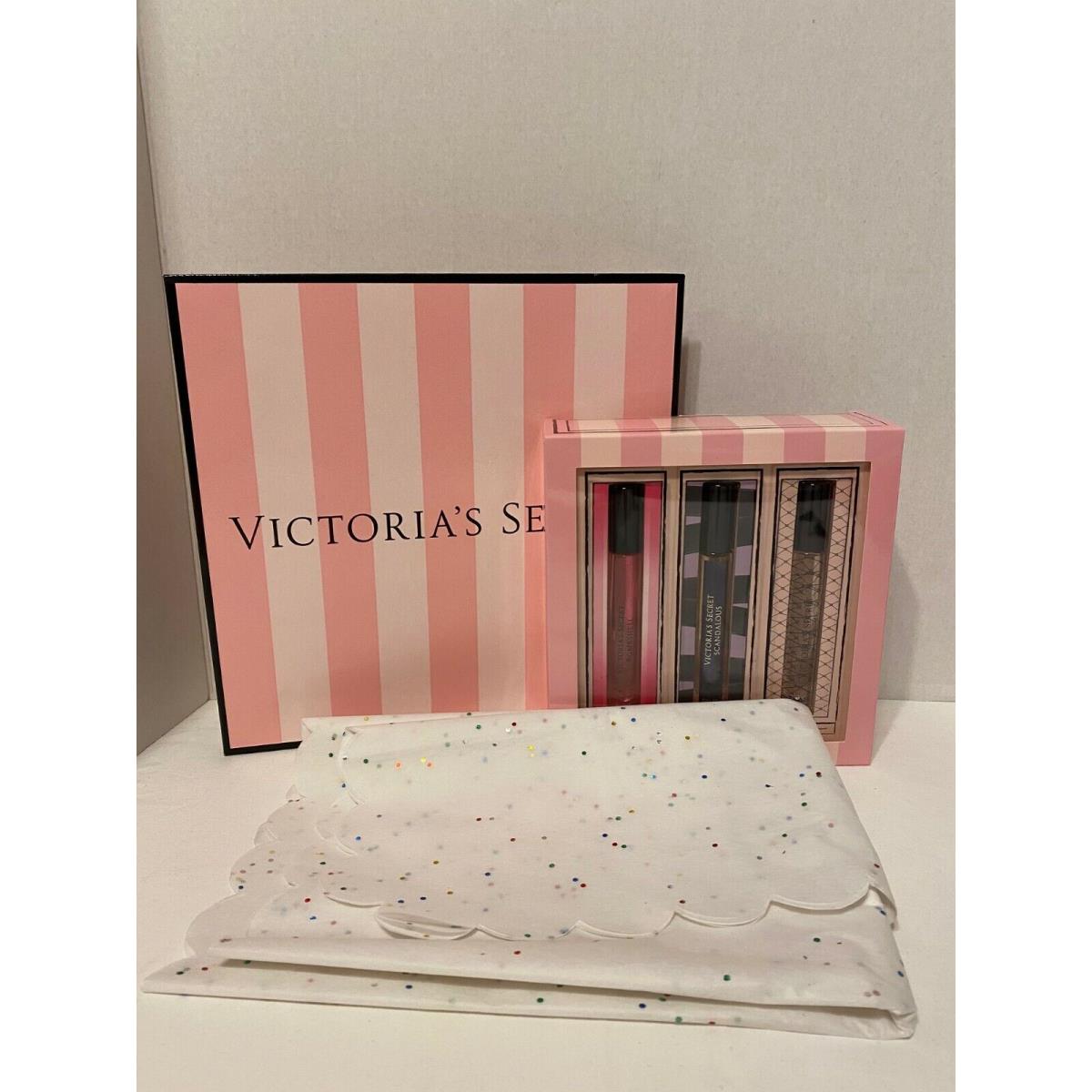 Victorias Secret Holiday Trio Edp Rollerball Bombshell Scandalous Tease Gift Set