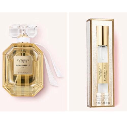 Victoria s Secret Bombshell Gold Eau de Parfum 1.7 Fl.oz. and Rollerball