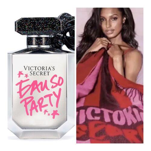 Victoria`s Secret Eau SO Party Eau de Parfum 1.7 Fl.oz. and VS Throw Blanket