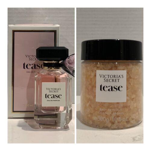 Victoria`s Secret Tease Eau de Parfum 1.7 Fl.oz. and Bath Crystals