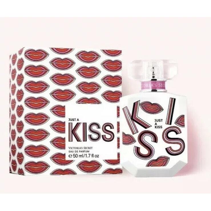 Victoria s Secret Just A Kiss Eau de Parfum 1.7 Fl.oz. / Mist / Tote Bag